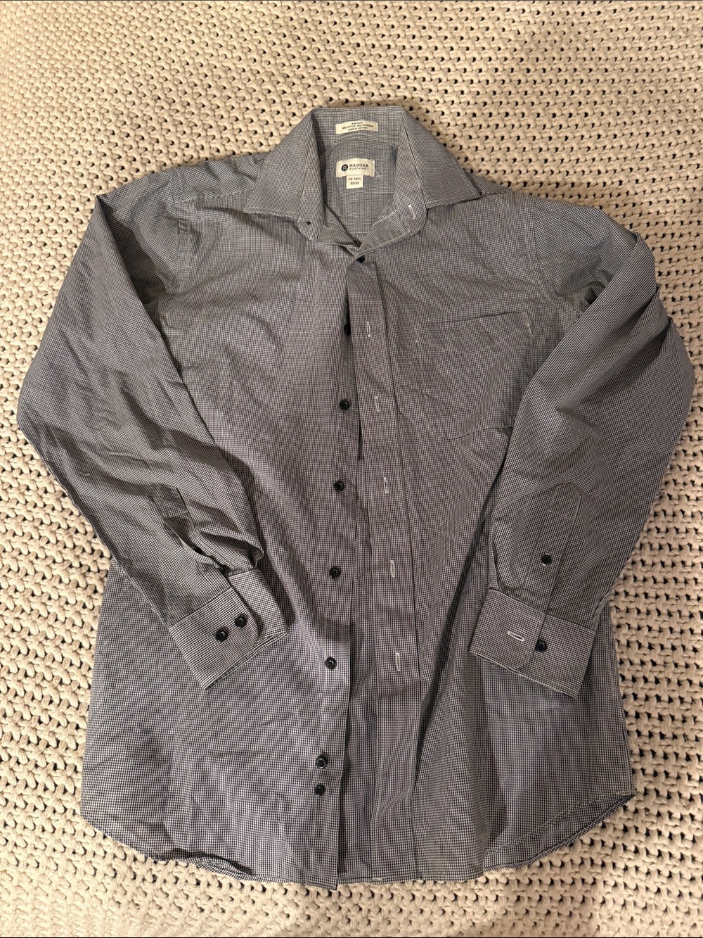 Men's Long-Sleeve Dress Shirt in Gray